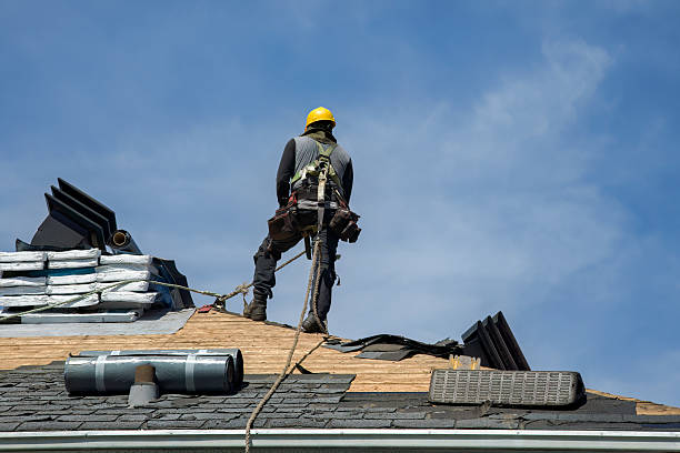Professional Roof Installation technician working in Caledonia, OH